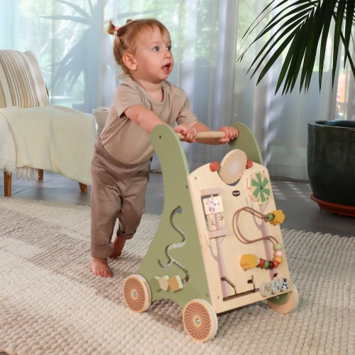 Деревянные развивающие ходунки-каталка 2 в 1 Tiny Love Boho Chic