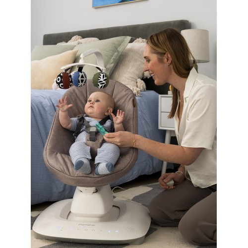 Кресло-качалка UPPAbaby Mamaroo Wells - Dark Taupe