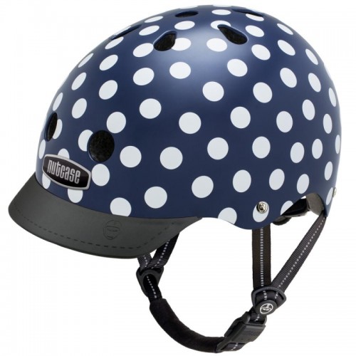 Защитный шлем Nutcase Street NAVY DOTS NTG3-2176-S