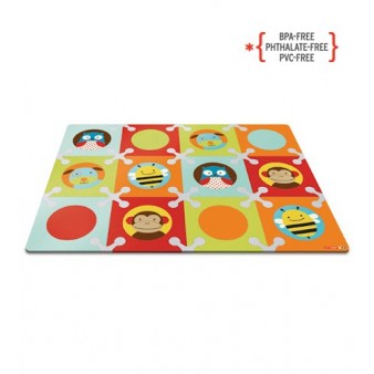 Игровой детский коврик-пазл Skip*Hop Zoo Playspot, США