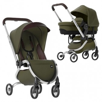 Детская коляска Mima Zigi Olive Green 2 в 1+Сумка+Зимний комплект+Бампер