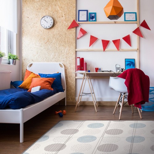 Портативный складной коврик Parklon Sillky Portable Уютные кружочки 140x200