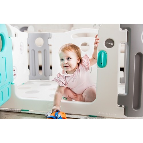 Портативный двусторонний коврик Parklon Pure Soft «Лесные ягоды/Линии» (190x130 см)