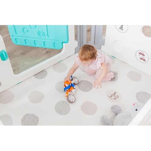 Портативный двусторонний коврик Parklon Pure Soft «Лесные ягоды/Линии» (190x130 см)